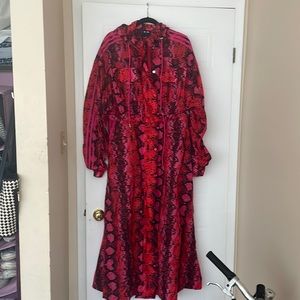 adidas X Ivy Park Allover Print Long Convertible Jacket